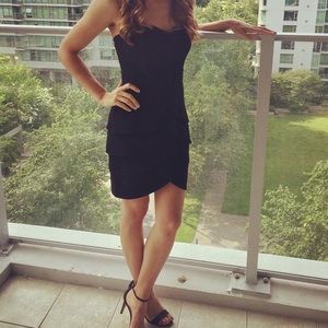 CLUB MONACO Sleeveless Little Black Dress